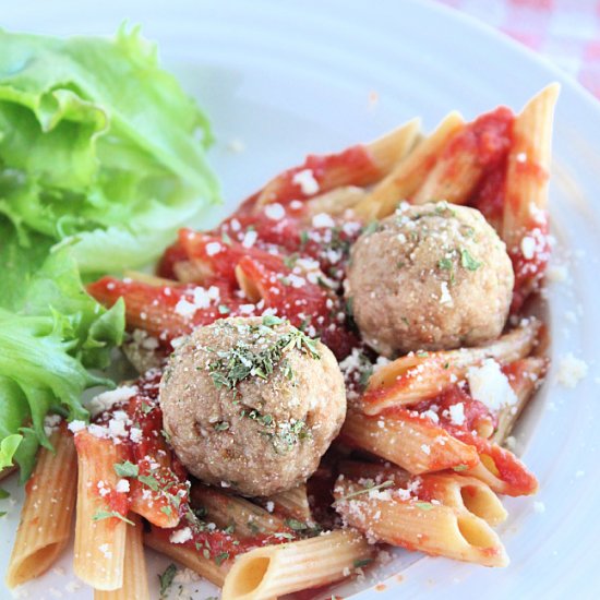 Baked Turkey Meatballs