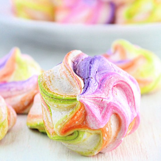 Watercolor Meringues