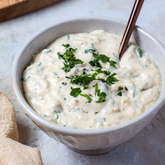 Roasted Garlic Horseradish Aioli