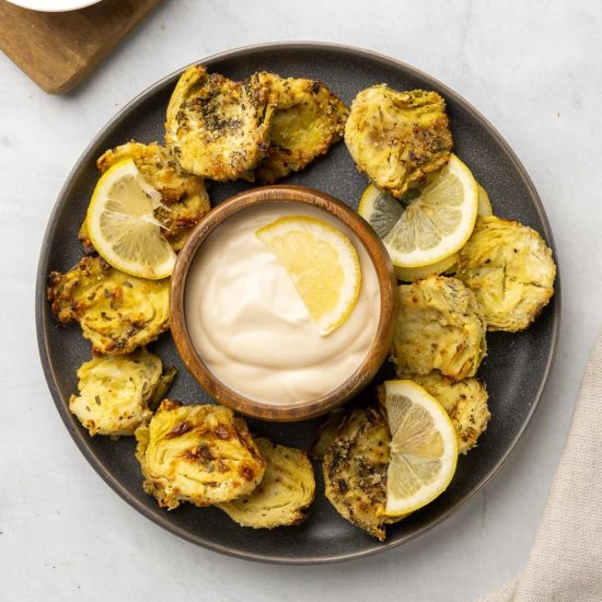 Air Fryer Artichoke Hearts