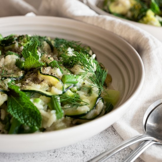 Green Summer Risotto