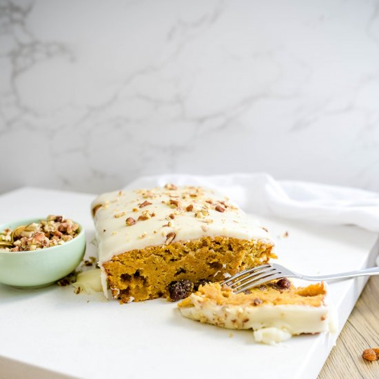 BUTTERNUT SQUASH AND HONEY CAKE wit