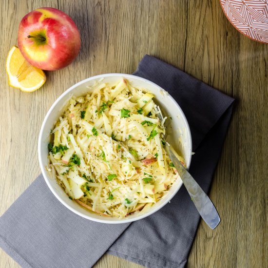 CELERY ROOT AND APPLE SALAD