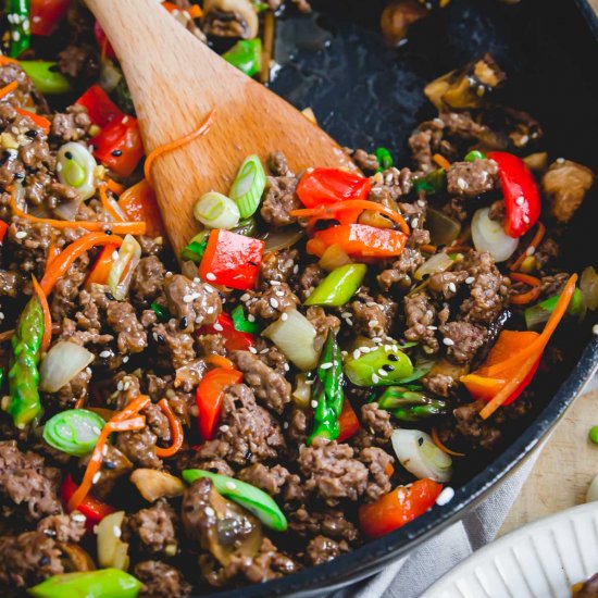 Ground Beef Stir Fry