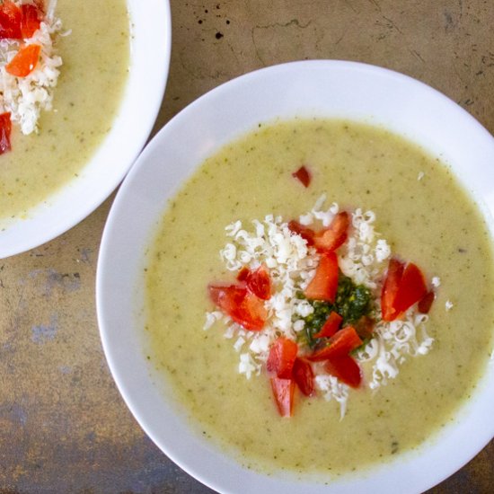 Broccoli and Cauliflower Soup