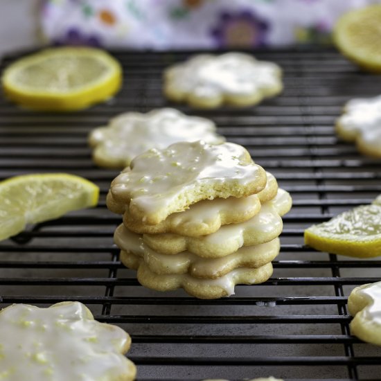 Lemon Shortbread Cookies