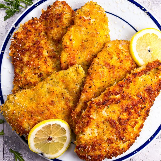 Crispy Parmesan Crusted Chicken