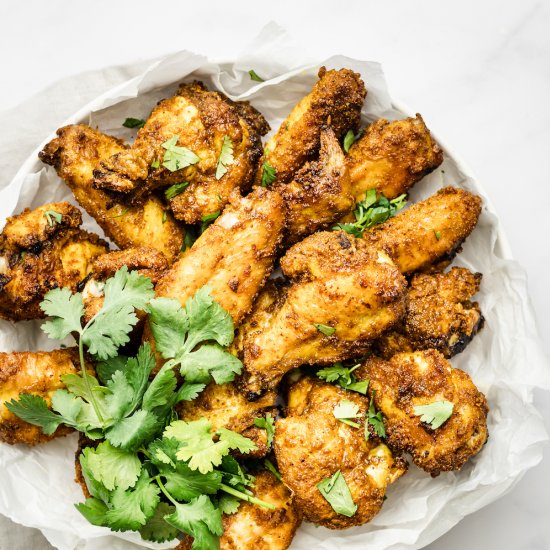 Crispy Curry Chicken Wings