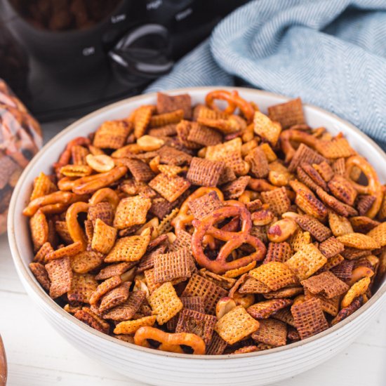 Classic Slow Cooker Chex Mix