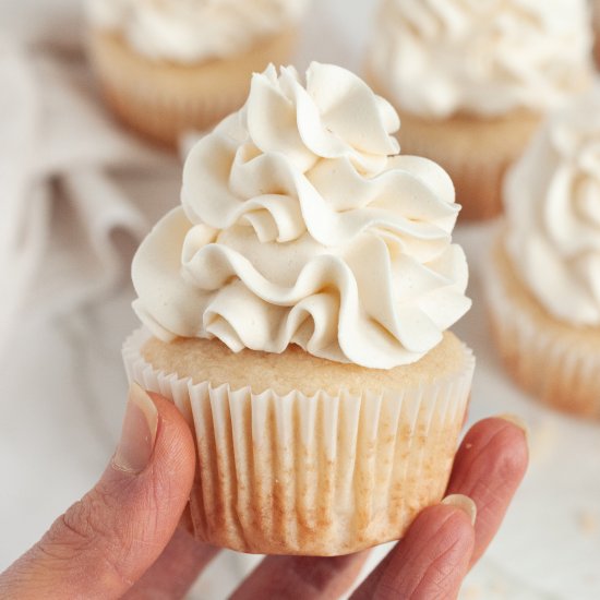 Gluten-Free Vanilla Cupcakes