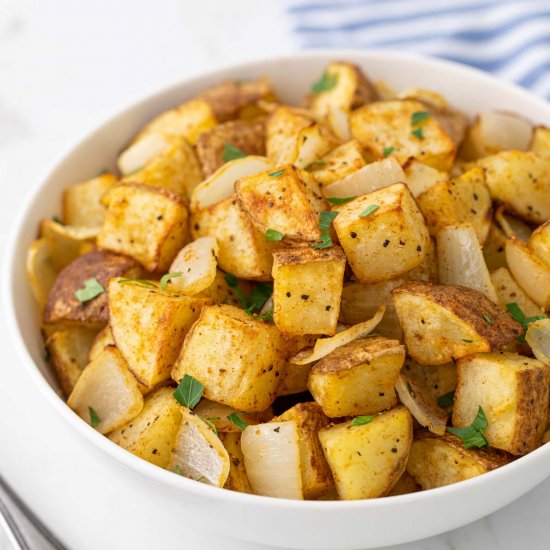 air fryer potatoes and onions