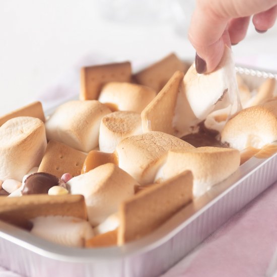 Extravagant grilled s’mores