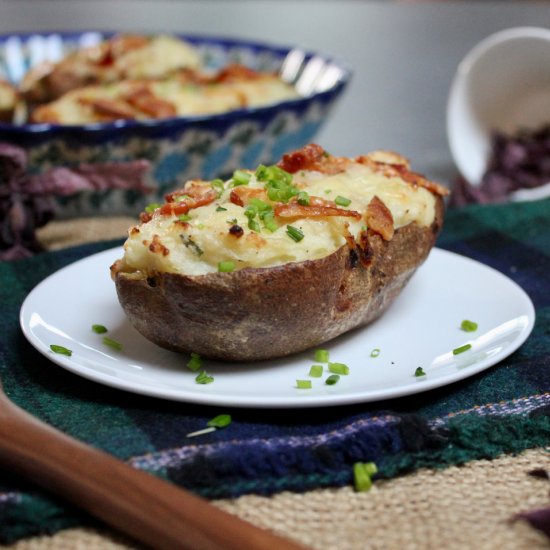 Twice Baked Colcannon Potatoes