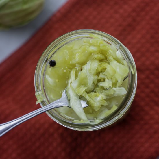 Fermented Cabbage (Sauerkraut)