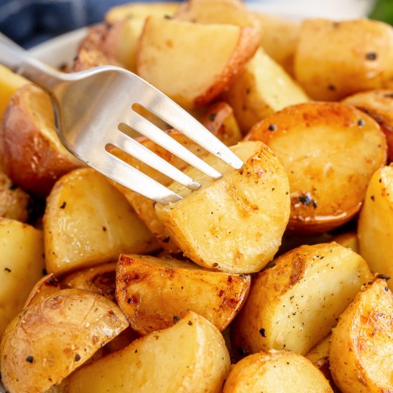 Lemon Garlic Roasted Potatoes