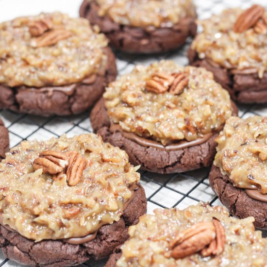 German Chocolate Cake Cookies