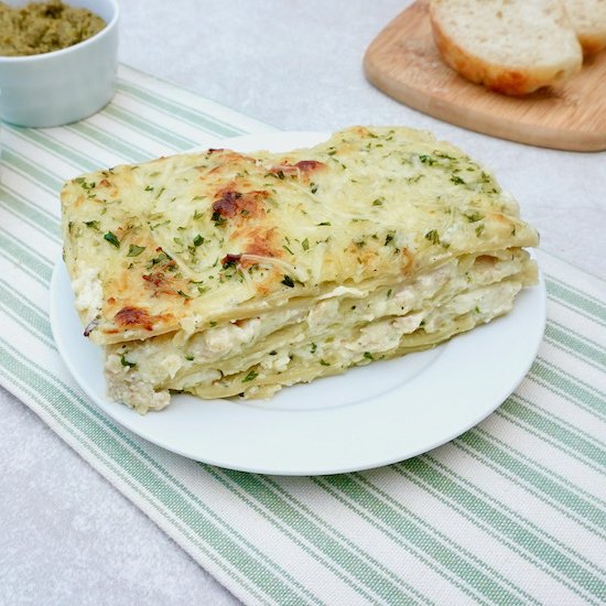 Pesto Chicken Lasagna