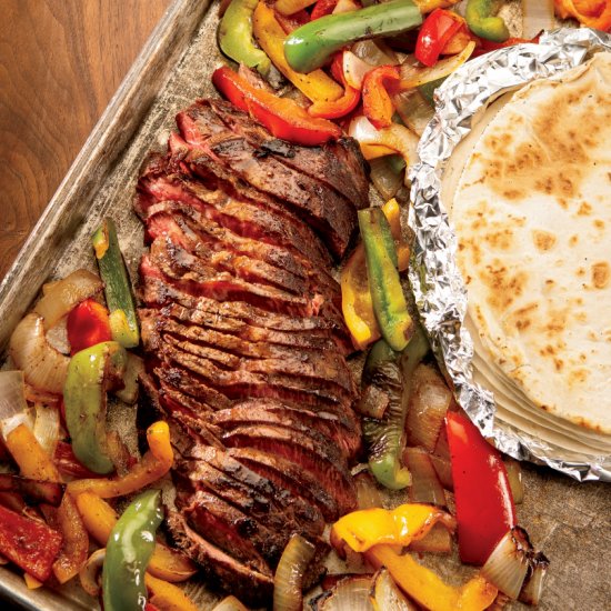 Sheet Pan Fajita bake