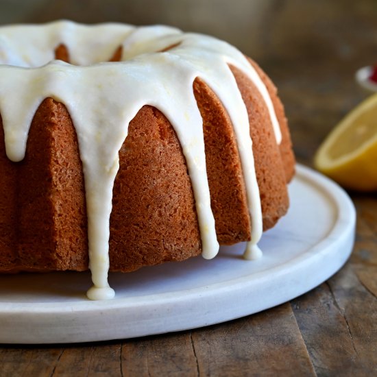 Glazed Lemon Pound Cake