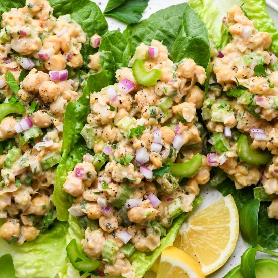 Smashed Chickpea Salad