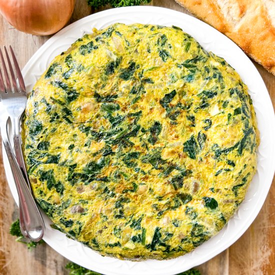 Mushroom & Spinach Omelette