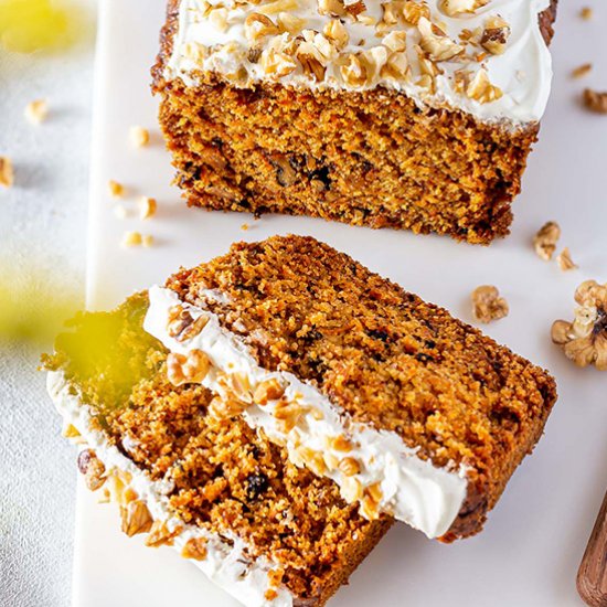 Super Moist Carrot Cake Loaf