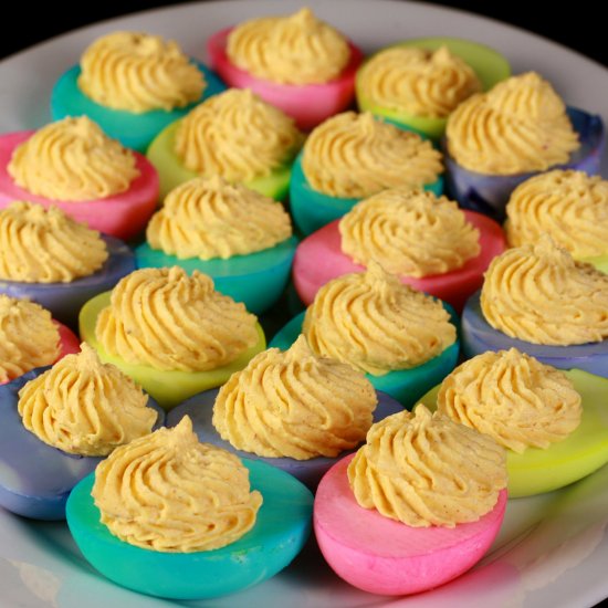 Easter Deviled Eggs