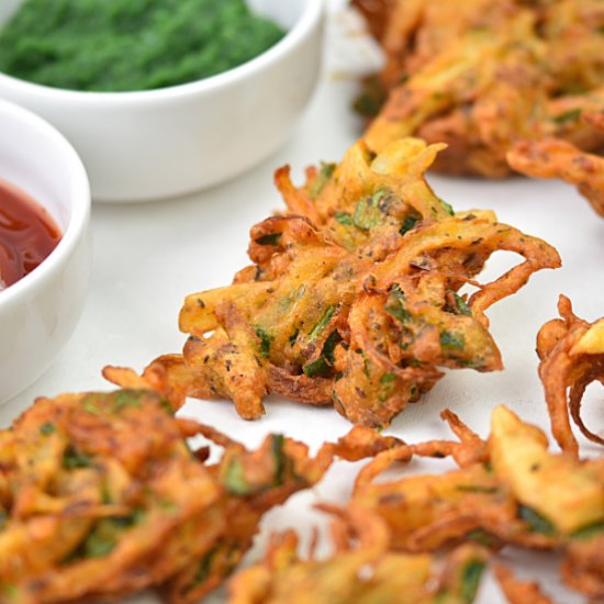 Vegetable pakoras