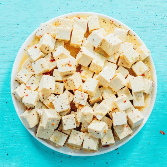 Vegan Feta Cheese (Tofu Feta!)