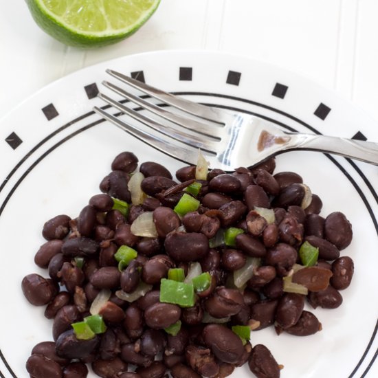 easy Mexican black beans