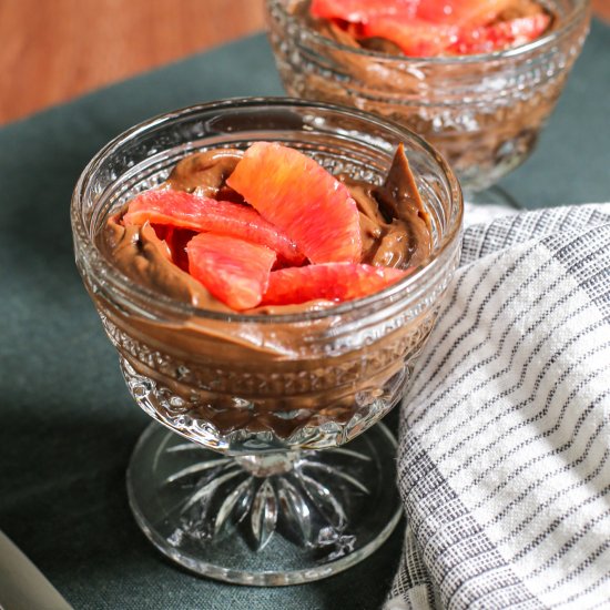 Paleo Chocolate Mousse with Oranges