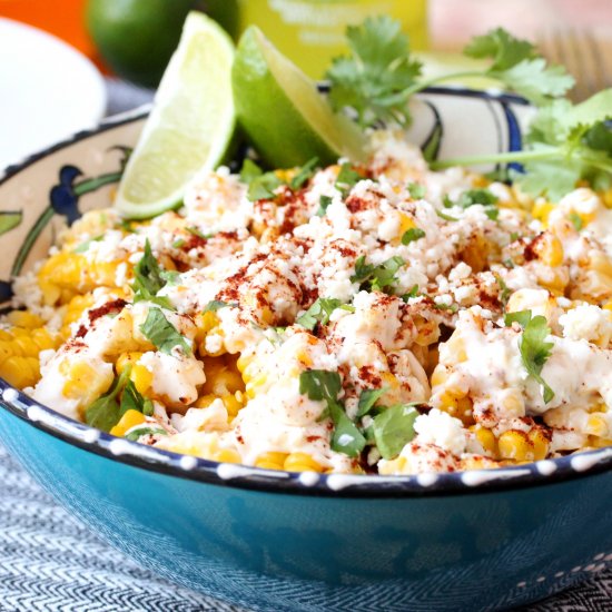 Mexican Street Corn Off the Cob