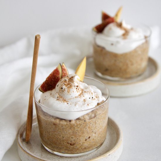 Pumpkin pie chia pudding