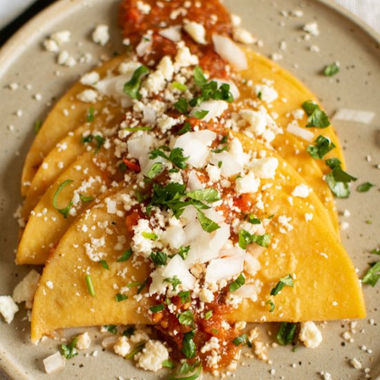 Authentic Mexican Entomatadas