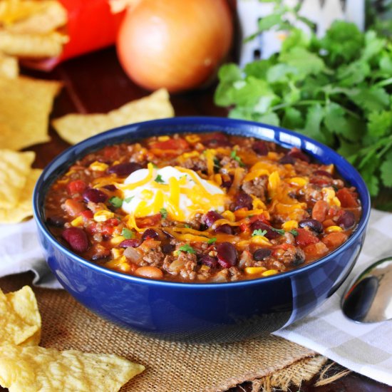 Ground Beef Taco Soup