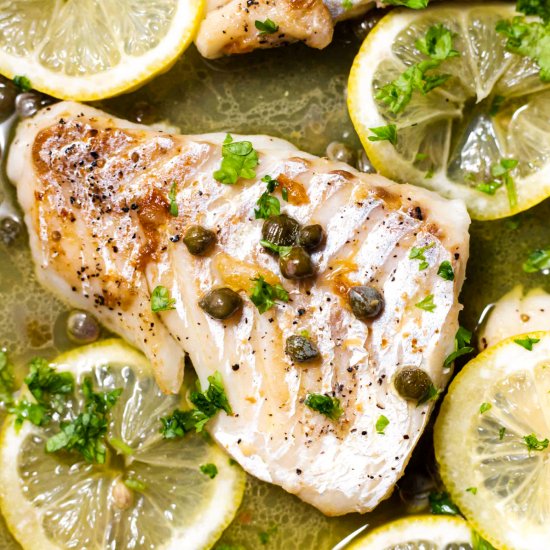 Cod Piccata