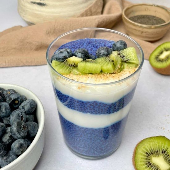 Blue Chia Pudding