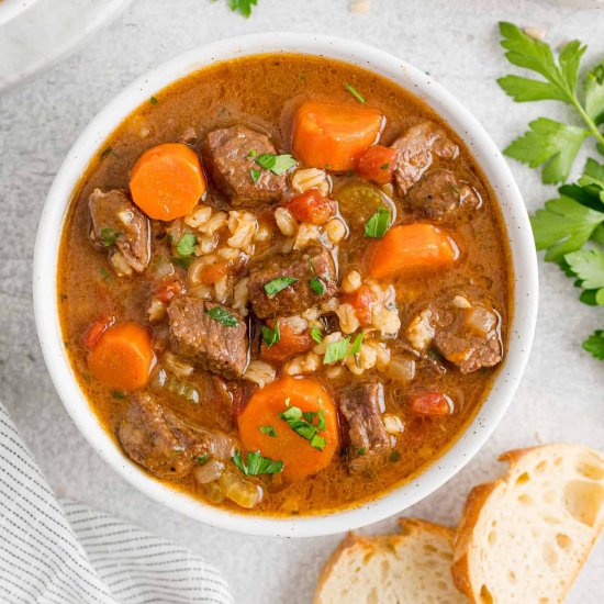 Beef Barley Soup