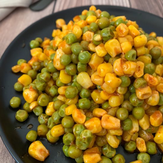 5 Minutes Corn and Peas Salad