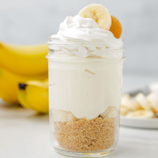 No Bake Cheesecake in a Jar