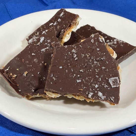 Salted Matzo Toffee Crack