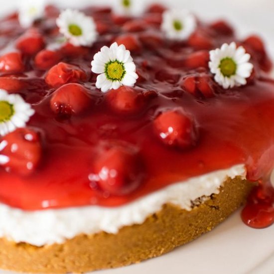 The Best No-Bake Cherry Cheesecake