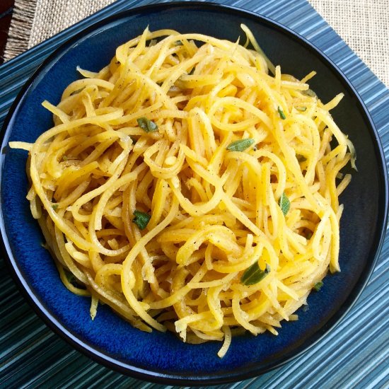 Vegan Butternut Squash “Noodles”