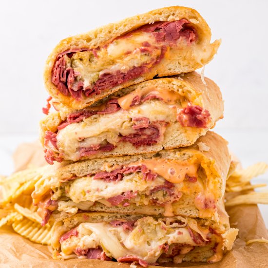 Reuben Garbage Bread