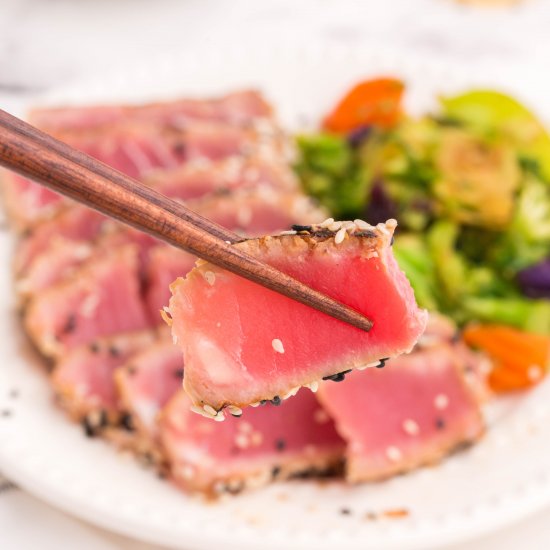 Grilled Ahi Tuna Steaks