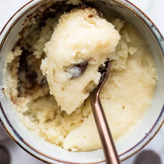 Chocolate Chip Mug Cake