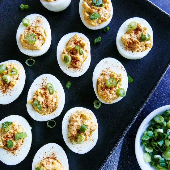 Spicy Deviled Eggs