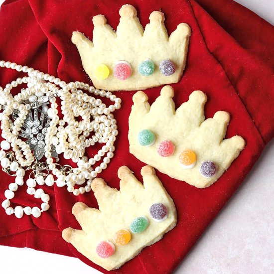 Coronation Cookies (Crowns)