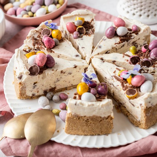 Easter Mini Egg Cheesecake