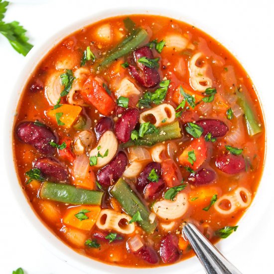 Vegan Minestrone Soup